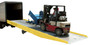 Vestil Factory Installed Steel Yellow Factory Painted Safety Curb For Aluminum/Steel Yard Ramps