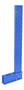 Vestil Steel Standard Duty Cantilever Single Sided Upright - 6 Ft x 12 In. Arm - Blue