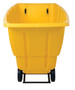 Vestil Plastic Light Duty Tilt Truck - 1 Cubic Yard 850 lb - Yellow