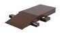 Vestil Steel Wheel Riser - 60 In. x 24 In. x 6-1/4 In. 40,000 lb - Brown
