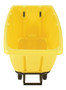 Vestil Plastic Medium Duty Tilt Truck - 1/2 Cubic Yard 850 lb - Yellow