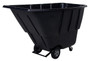 Vestil Plastic Medium Duty Tilt Truck - 1 Cubic Yard 1250 lb - Black