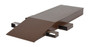 Vestil Steel Wheel Riser - 72 In. x 24 In. x 6-1/4 In. 40,000 lb - Brown