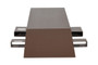 Vestil Steel Wheel Riser - 72 In. x 24 In. x 6-1/4 In. 40,000 lb - Brown