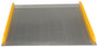 Vestil Aluminum Dock Board Steel Curb - 60 In. x 60 In. 10,000 lb - Silver