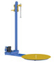 Vestil Steel Semi-Automatic Stretch Wrap Machine - 50 In. Turntable Diameter 4,000 lb Blue / - Yellow