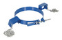 Vestil Carbon Steel Tilting Drum Ring - 30 Gallon Drum 1,200 lb - Blue