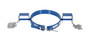 Vestil Carbon Steel Tilting Drum Ring - 30 Gallon Drum 1,200 lb - Blue