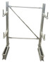 Vestil Galvanized Steel Standard Duty Cantilever Single Sided Upright - 6 Ft x 24 In. Arm Gray Set