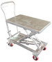 Vestil 304 Stainless Steel Scissor Cart - 400 lb - Silver