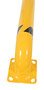 Vestil Steel Wheel Alignment Curb - 144 In. Length 4-1/2 In. Diameter Includes 3 Mounting Brackets - Yellow