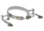 Vestil 304 Stainless Steel Tilting Drum Ring - 30 Gallon Drum 1,200 lb - Silver