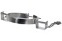 Vestil 304 Stainless Steel Tilting Drum Ring - 30 Gallon Drum 1,200 lb - Silver