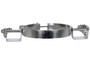 Vestil 304 Stainless Steel Tilting Drum Ring - 30 Gallon Drum 1,200 lb - Silver