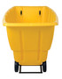 Vestil Plastic Medium Duty Tilt Truck - 1 Cubic Yard 1250 lb - Yellow