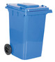 Vestil High Density Polyethylene - 95 Gallon Trash Can - Blue