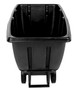 Vestil Plastic Heavy Duty Tilt Truck - 1/2 Cubic Yard 1400 lb - Black