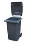 Vestil High Density Polyethylene - 95 Gallon Trash Can - Gray