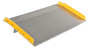 Vestil Aluminum Dock Board Steel Curb - 60 In. x 36 In. 15,000 lb - Silver