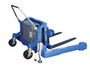 Vestil Steel Tilt Master Straddle DC Powered - 12 Volt 2,000 lb - Blue