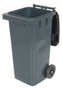 Vestil High Density Polyethylene - 32 Gallon Trash Can - Gray