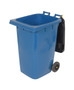 Vestil High Density Polyethylene - 64 Gallon Trash Can - Blue