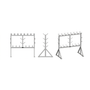 Machining & Welding 500 lbs Single Frame 72X38 in, With Casters