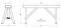 Machining & Welding 2000 LB Style B Mat Stand