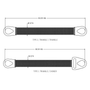 Machining & Welding Tri-Tri Wire Mesh Sling 10X4 ft, 12,000 lbs WLL Vertical & Choker