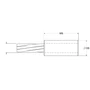 Machining & Welding 1-1/8 in Wire Rope Ferrule, 2.25 in Dia x 5 in Length Stainless