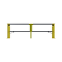 Safety Rail Co. 16' Cantilever Gate, Double, Yellow