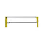 Safety Rail Co. 8' Cantilever Gate, Single, Yellow