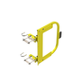 Safety Rail Co. Adjustable Self-Closing Gate, 19-25", Yellow