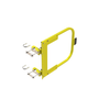 Safety Rail Co. Adjustable Self-Closing Gate, 26-32", Yellow
