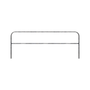 Safety Rail Co. Pit Safety Rail, 9 ft, Galvanized
