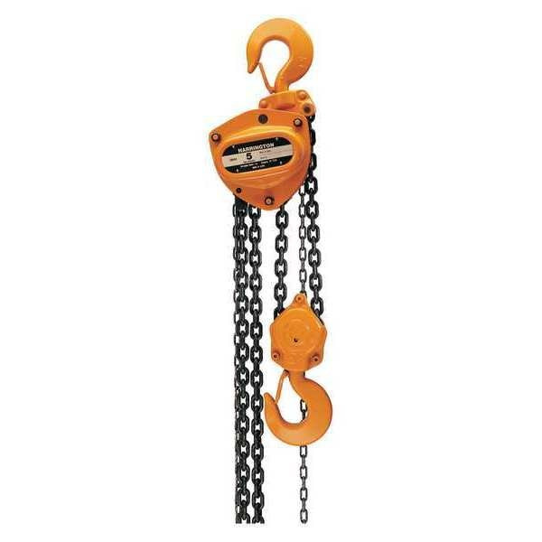 CB Hand Chain Hoist 20' Lift-Capacity 1 1/2 Ton CB015 Hand Chain Hoist HARRINGTON