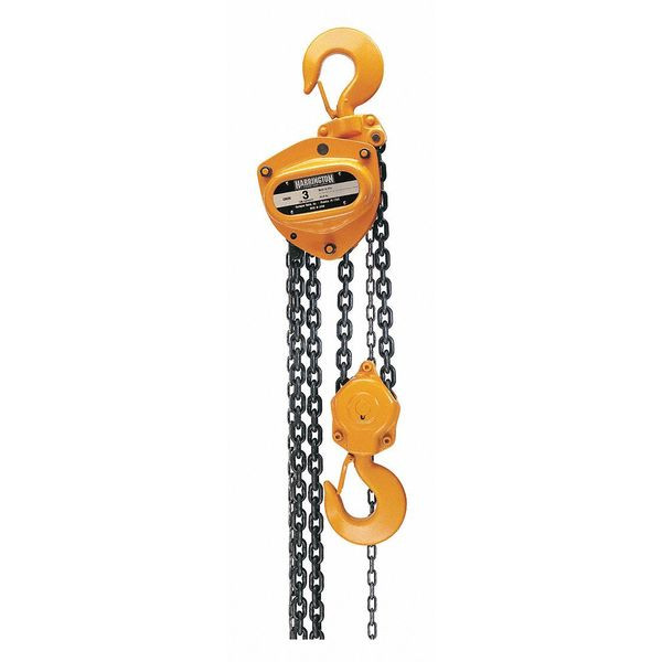 CB Hand Chain Hoist 10' Lift-Capacity 5 Ton CB050 Hand Chain Hoist HARRINGTON