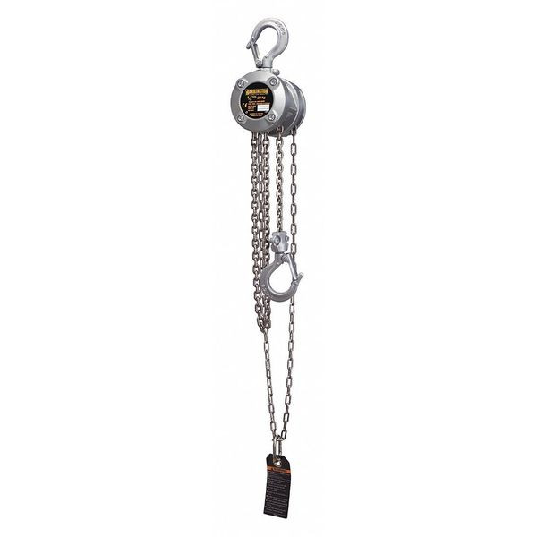 HARRINGTON CX Hand Chain Hoist 20' Lift-Capacity 1/4 Ton CX003 Hand Chain Hoist