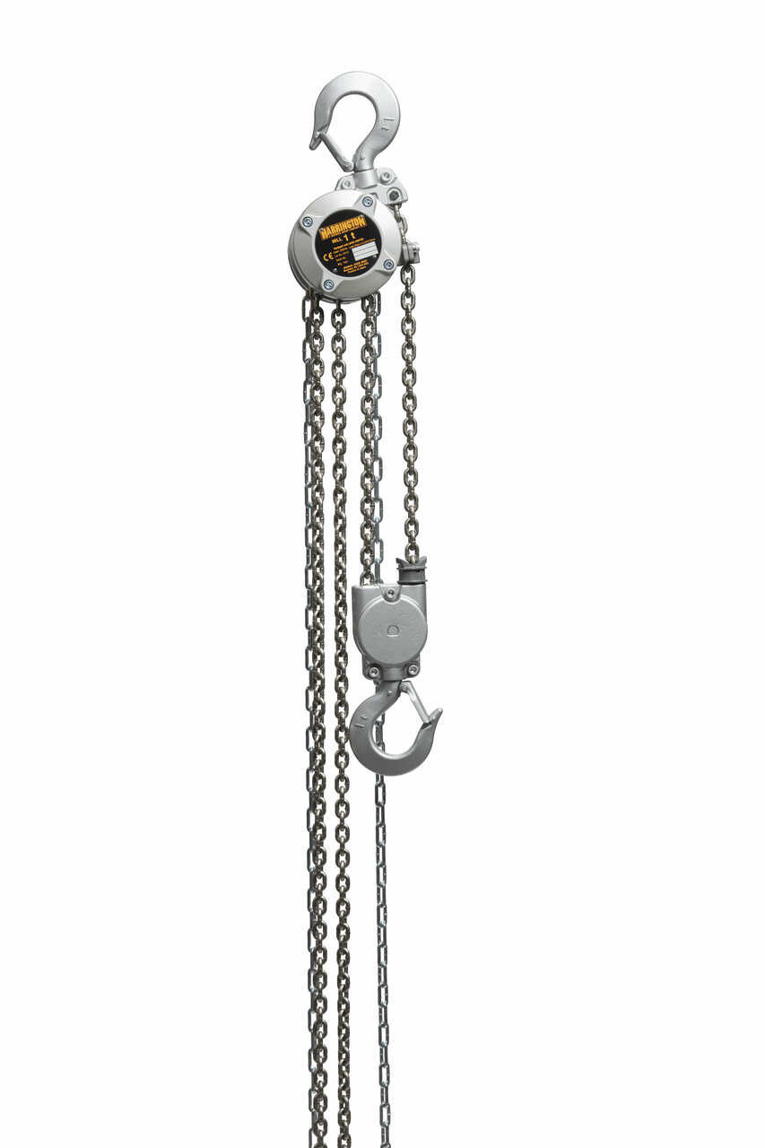 HARRINGTON CX Hand Chain Hoist 10' Lift-Capacity 1 Ton CX010 Hand Chain Hoist