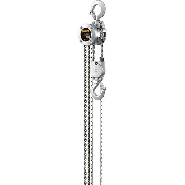 HARRINGTON CX Hand Chain Hoist 20' Lift-Capacity 1 Ton CX010 Hand Chain Hoist