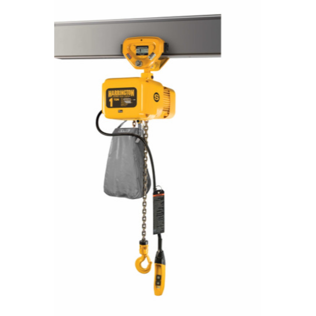 ERP Electric Chain Hoist with Push Trolley Lift-Capacity 1 1/2 Tons ERP015S Electric Chain Hoist with Push Trolley HARRINGTON