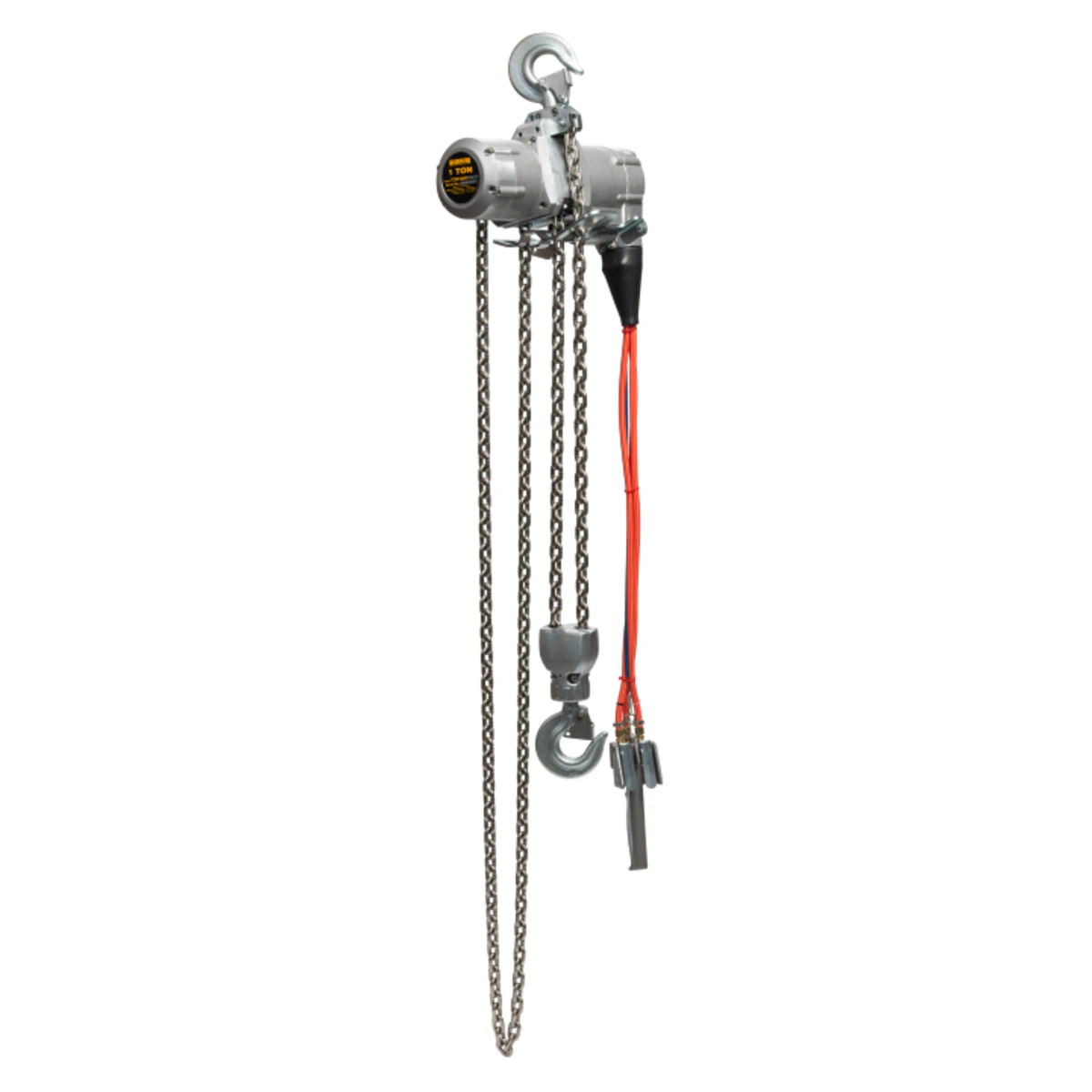 Harrington TCW Lube Free Wash Down Series Air Hoist - 1/2 Ton - Cord Control - 10 ft Lift