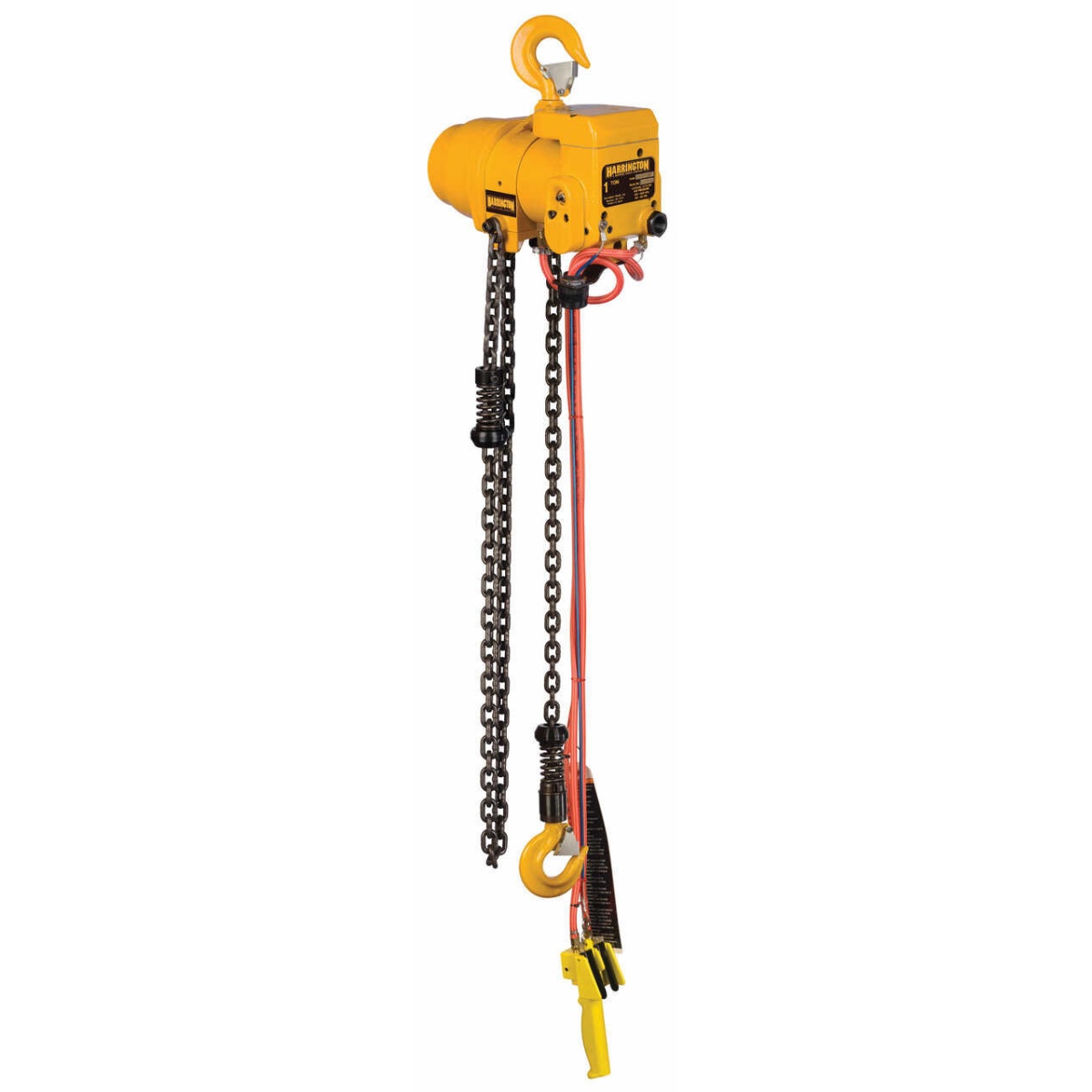 TCR Hoistok Mount Air Hoist 10' Lift-Capacity 2 Ton Air Power HARRINGTON