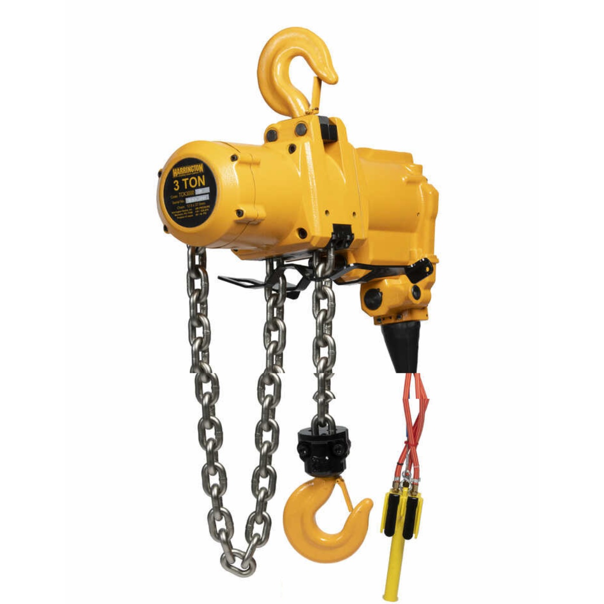 TCK Air Hoist 10' Lift-Capacity 6 TonTCK6000-C2 Air Hoist HARRINGTON