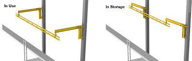 Standard Fold-Away Anchor TrackTM System 2-User (Non-Passable) Trussed Single Track, includes (2) Support Arms, Arm Reach: 10'-0", Bracket Centers 5'-0", Thrust/Pull Loading 6000, Weight: 1199 lbs FAF-2-10-28-520DST-25 Rigid Lifelines Standard Fold-Away Anchor TrackTM System 2-User (Non-Passable) Trussed Single Track, includes (2) Support Arms, Arm Reach: 10'-0", Bracket Centers 5'-0", Thrust/Pull Loading 6000, Weight: 1199 lbs FAF-2-10-28-520DST-25 Rigid Lifelines