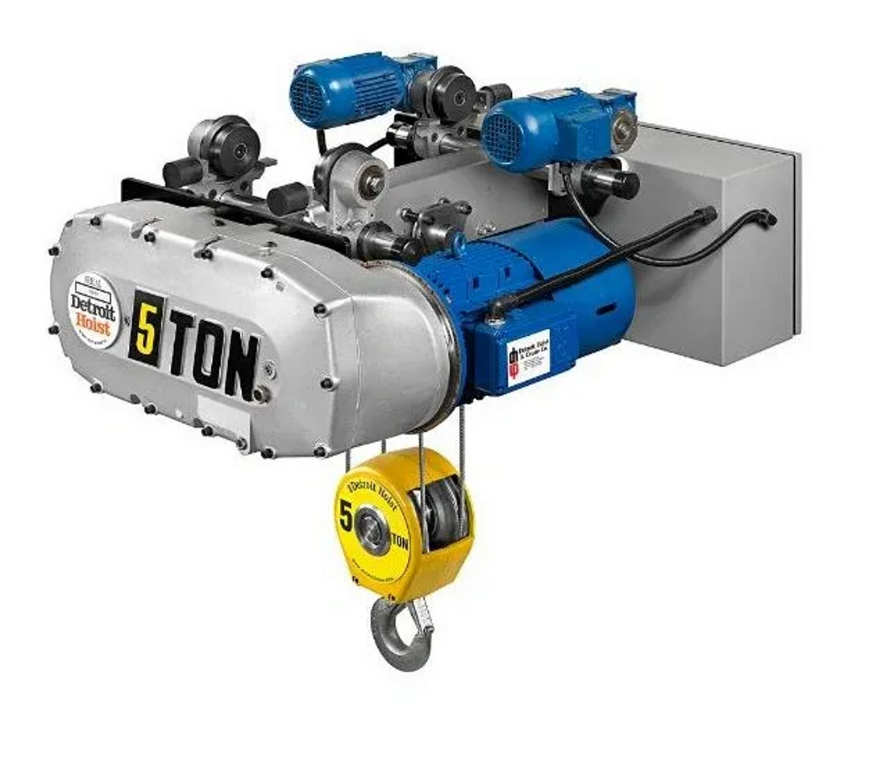 Monorail, Capacity: 3.30 Ton, Hoist Lift Speed: 26.00 FPM Max, Trolley Speed: 60.00 FPM Max, DB7M59-26, Detroit Monorail, Capacity: 3.30 Ton, Hoist Lift Speed: 26.00 FPM Max, Trolley Speed: 60.00 FPM Max, DB7M59-26, Detroit
