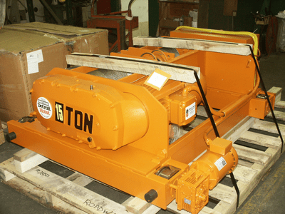 Top Running Double Girder, Capacity: 3.30 Ton, Hoist Lift Speed: 26.00 FPM Max, Trolley Speed: 80.00 FPM Max, Trolley Gauge: 78.0000", DB7T77-26, Detroit Top Running Double Girder, Capacity: 3.30 Ton, Hoist Lift Speed: 26.00 FPM Max, Trolley Speed: 80.00 FPM Max, Trolley Gauge: 78.0000", DB7T77-26, Detroit