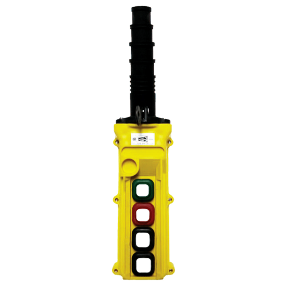 Duct-O-Wire L Series Pendant Push Button Station, 4-Button, Slim Profile, Two Speed