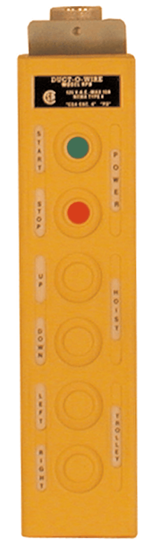 Duct-O-Wire RPB Series Pendant Station Two Motion-RP-3-One Speed with Maintained On/Off