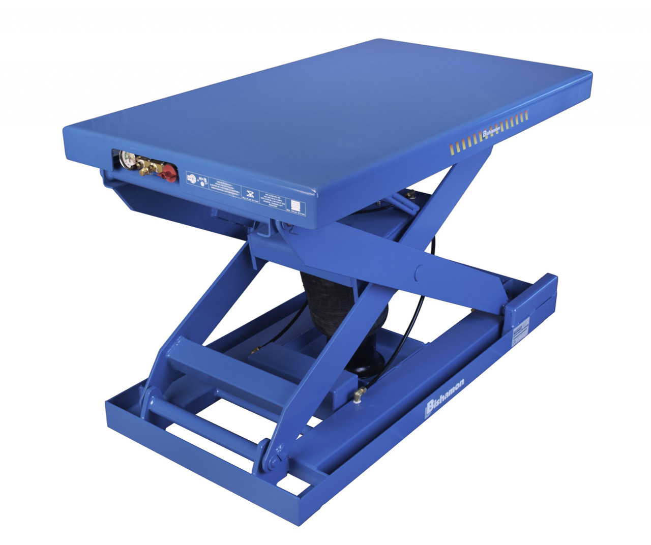 Bishamon EZ Loader - Self-Leveling Pallet Positioner - 28" W x 48" L x 4000 lbs Capacity Bishamon EZ Loader - Self-Leveling Pallet Positioner - 28" W x 48" L x 4000 lbs Capacity